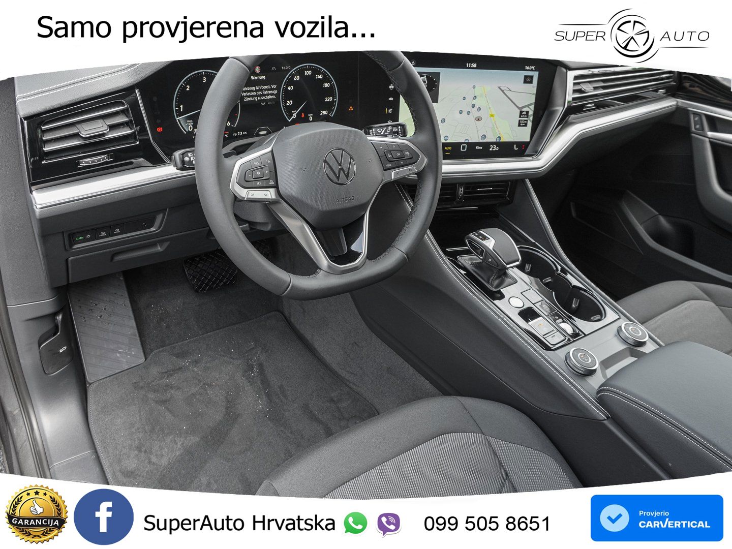 Volkswagen Touareg 3.0 V6 TDI (286 KS) 4MOTION Tiptronic ZRAČNI+ACC+GR SJED+KAM