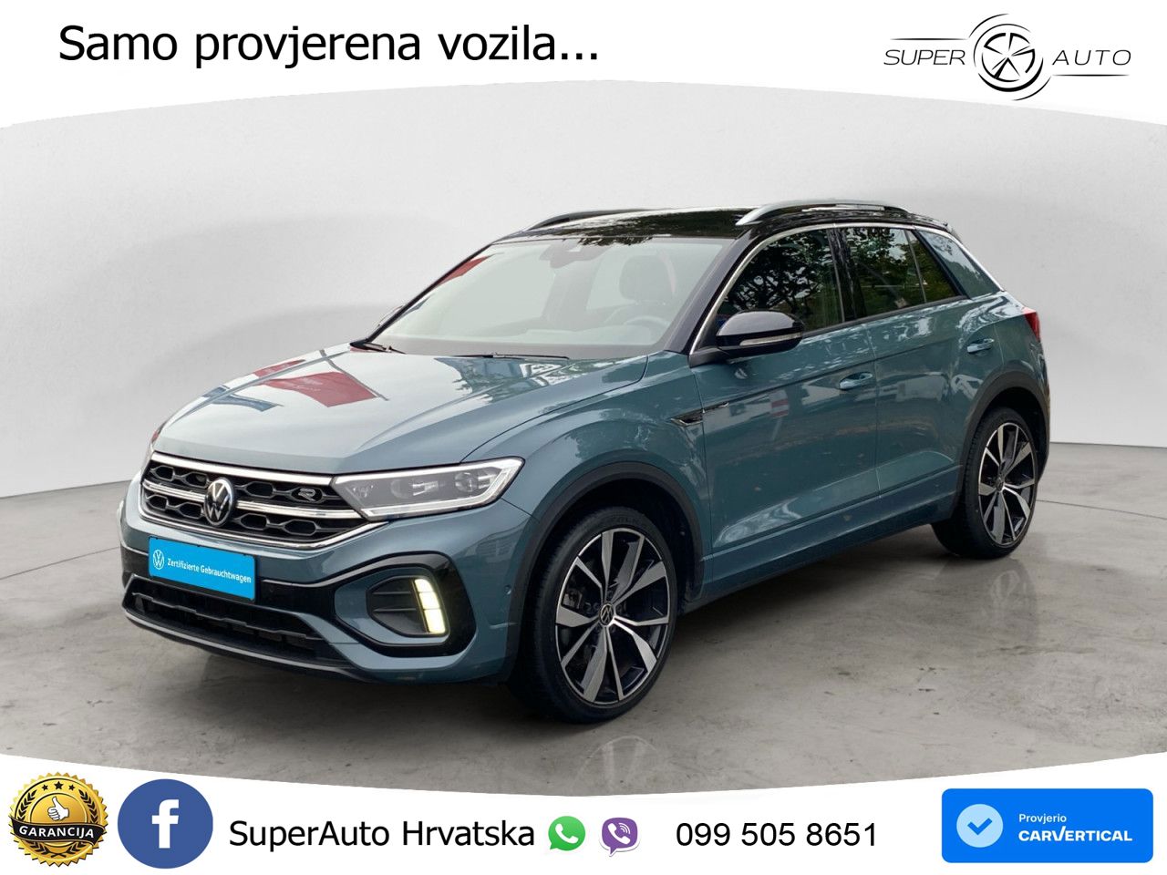 Volkswagen T-Roc 1.5 TSI (150 KS) R-Line LED+GR SJED+ACC