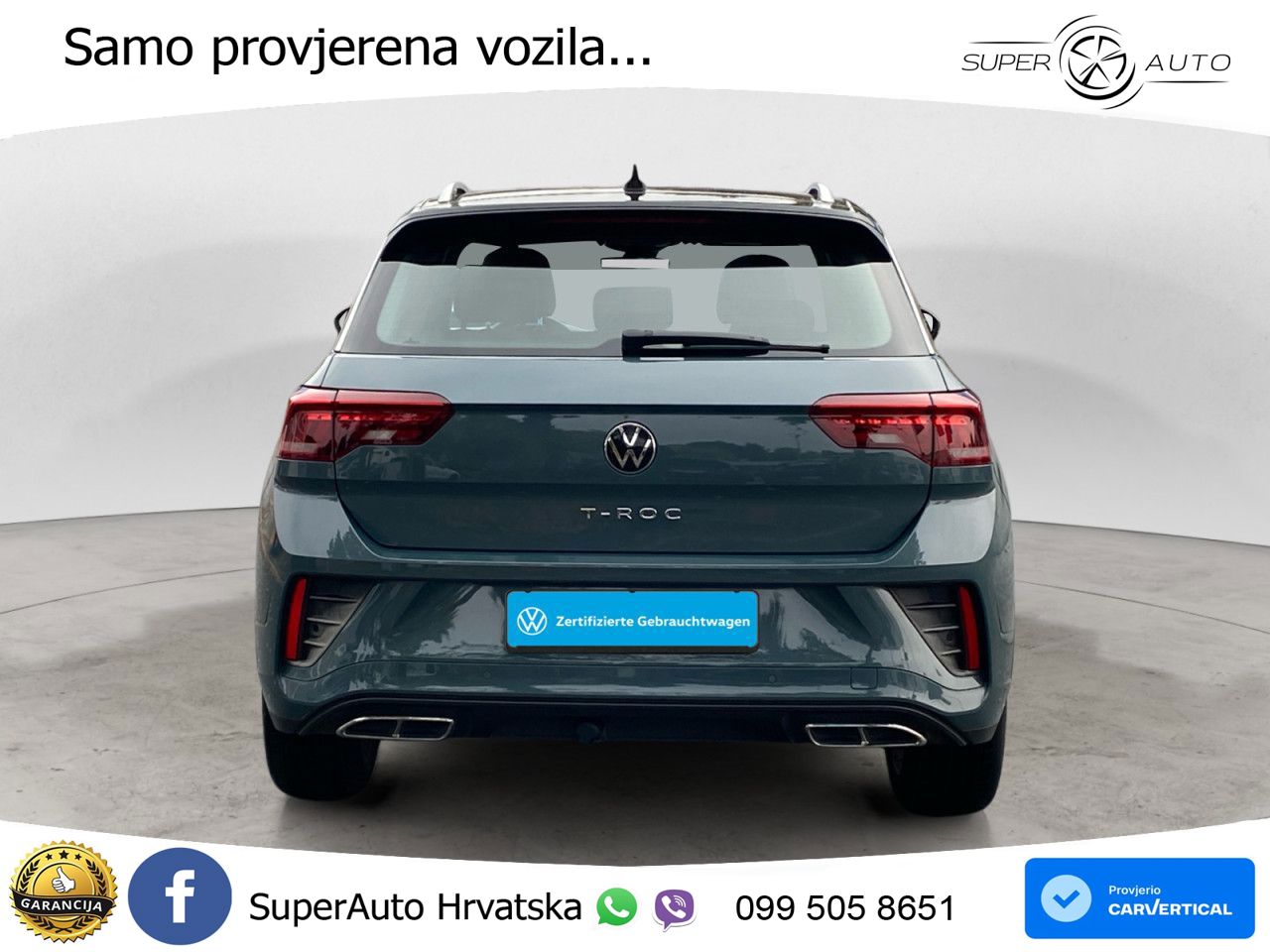 Volkswagen T-Roc 1.5 TSI (150 KS) R-Line LED+GR SJED+ACC
