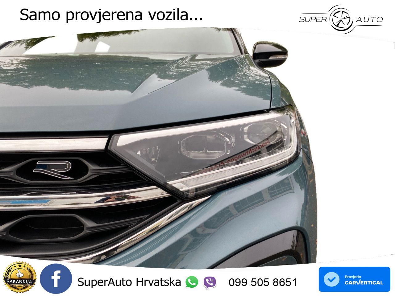 Volkswagen T-Roc 1.5 TSI (150 KS) R-Line LED+GR SJED+ACC