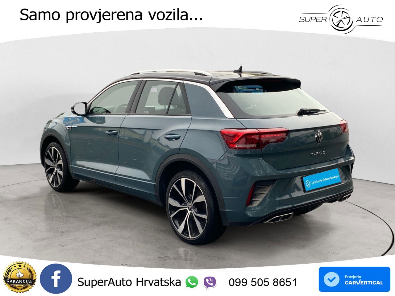 Volkswagen T-Roc 1.5 TSI (150 KS) R-Line LED+GR SJED+ACC