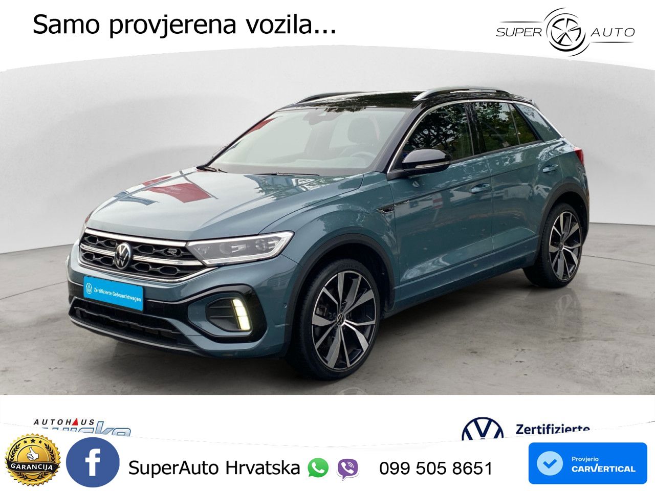 Volkswagen T-Roc 1.5 TSI (150 KS) R-Line LED+GR SJED+ACC