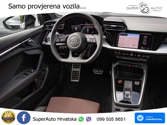 Audi S3 Limuzina 2.0 TFSI (310 KS) quattro S tronic LED+GR SJED+ACC
