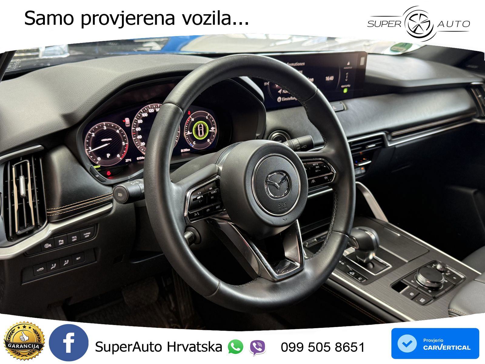 Mazda CX-60 3.3 e-Skyactiv D (254 KS) AWD Automatic LED+GR SJED+ACC