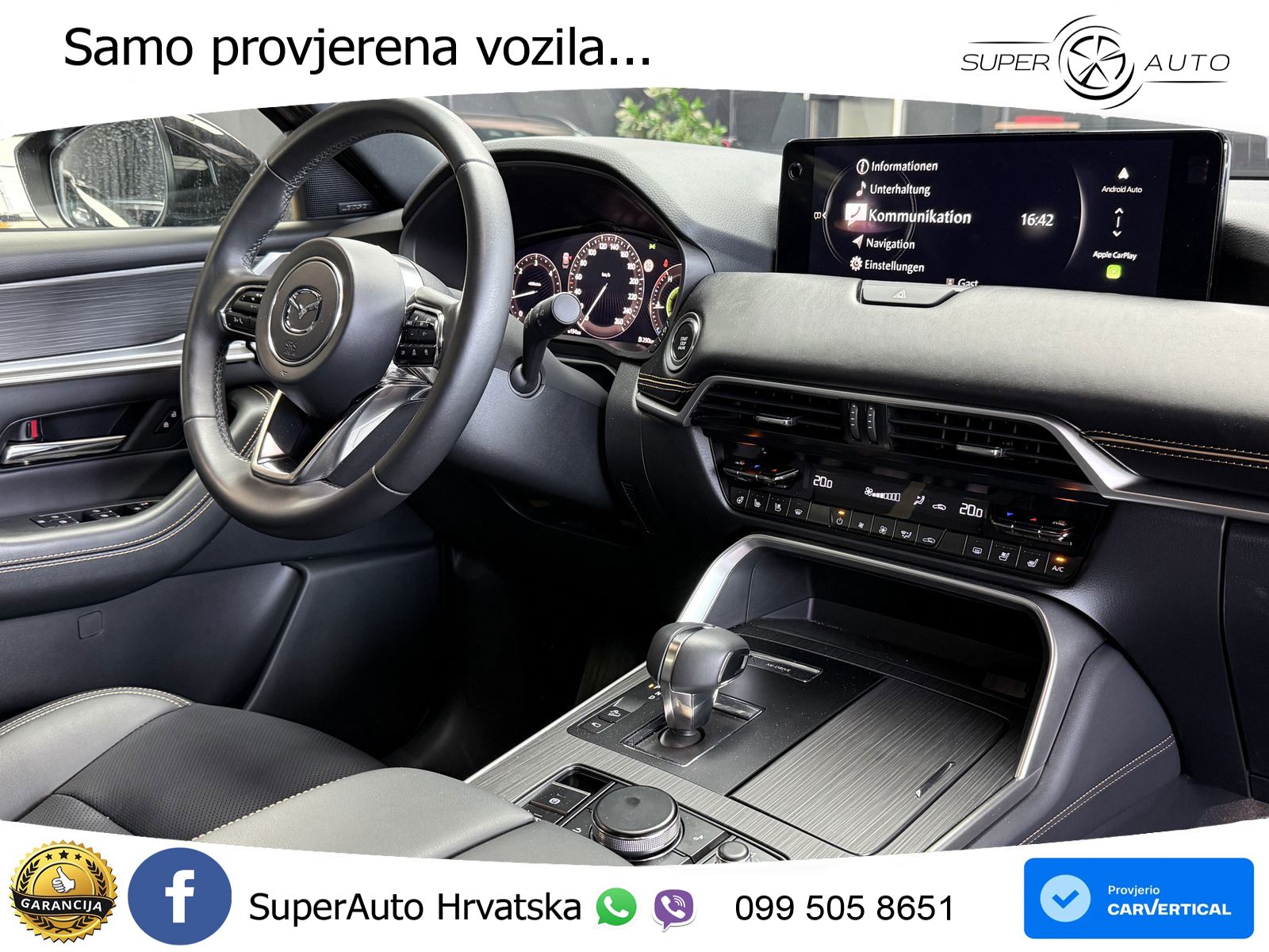 Mazda CX-60 3.3 e-Skyactiv D (254 KS) AWD Automatic LED+GR SJED+ACC