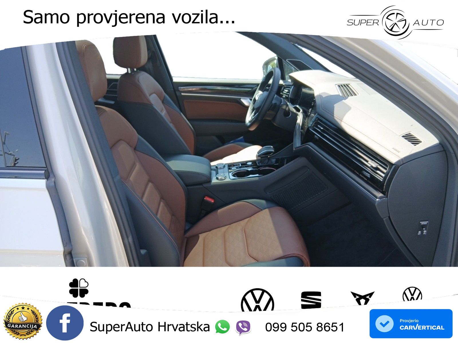 Volkswagen Touareg 3.0 V6 TDI (286 KS) 4MOTION Tiptronic ZRAČNI+ACC+GR SJED+KAM+PANO