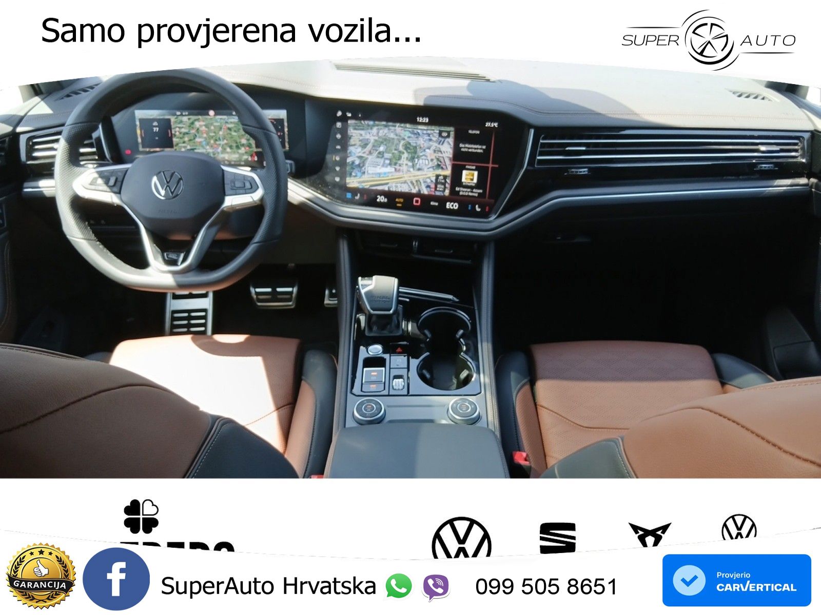 Volkswagen Touareg 3.0 V6 TDI (286 KS) 4MOTION Tiptronic ZRAČNI+ACC+GR SJED+KAM+PANO