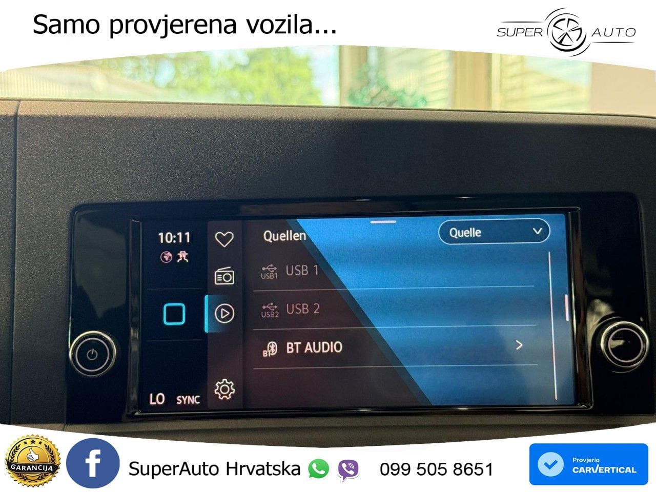 Volkswagen Caddy Kombi 2.0 TDI EcoProfi DAB+ ESP, PDC KLIMA 102 KS
