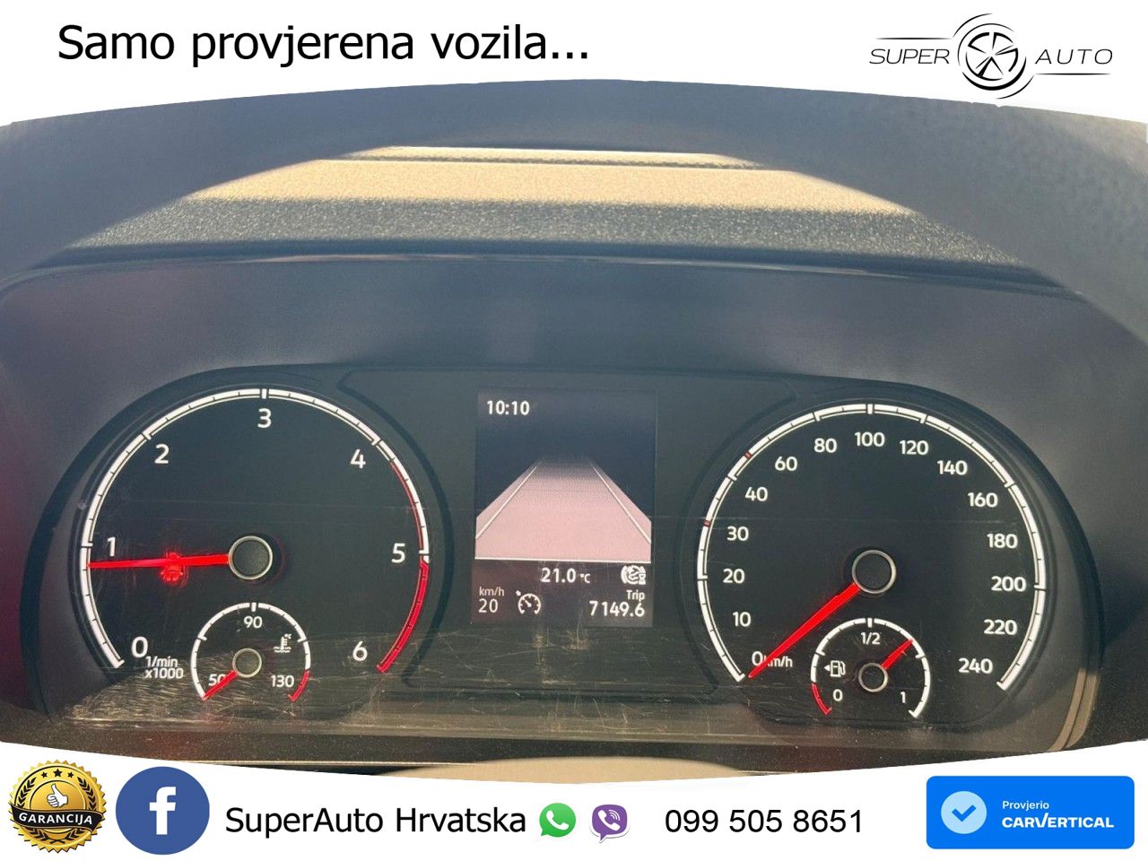 Volkswagen Caddy Kombi 2.0 TDI EcoProfi DAB+ ESP, PDC KLIMA 102 KS