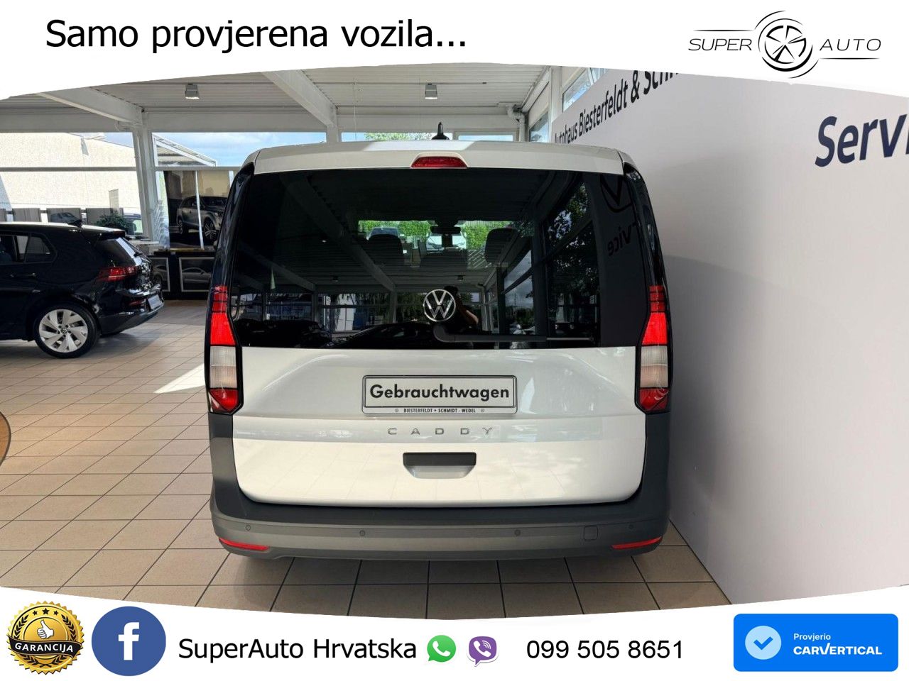 Volkswagen Caddy Kombi 2.0 TDI EcoProfi DAB+ ESP, PDC KLIMA 102 KS