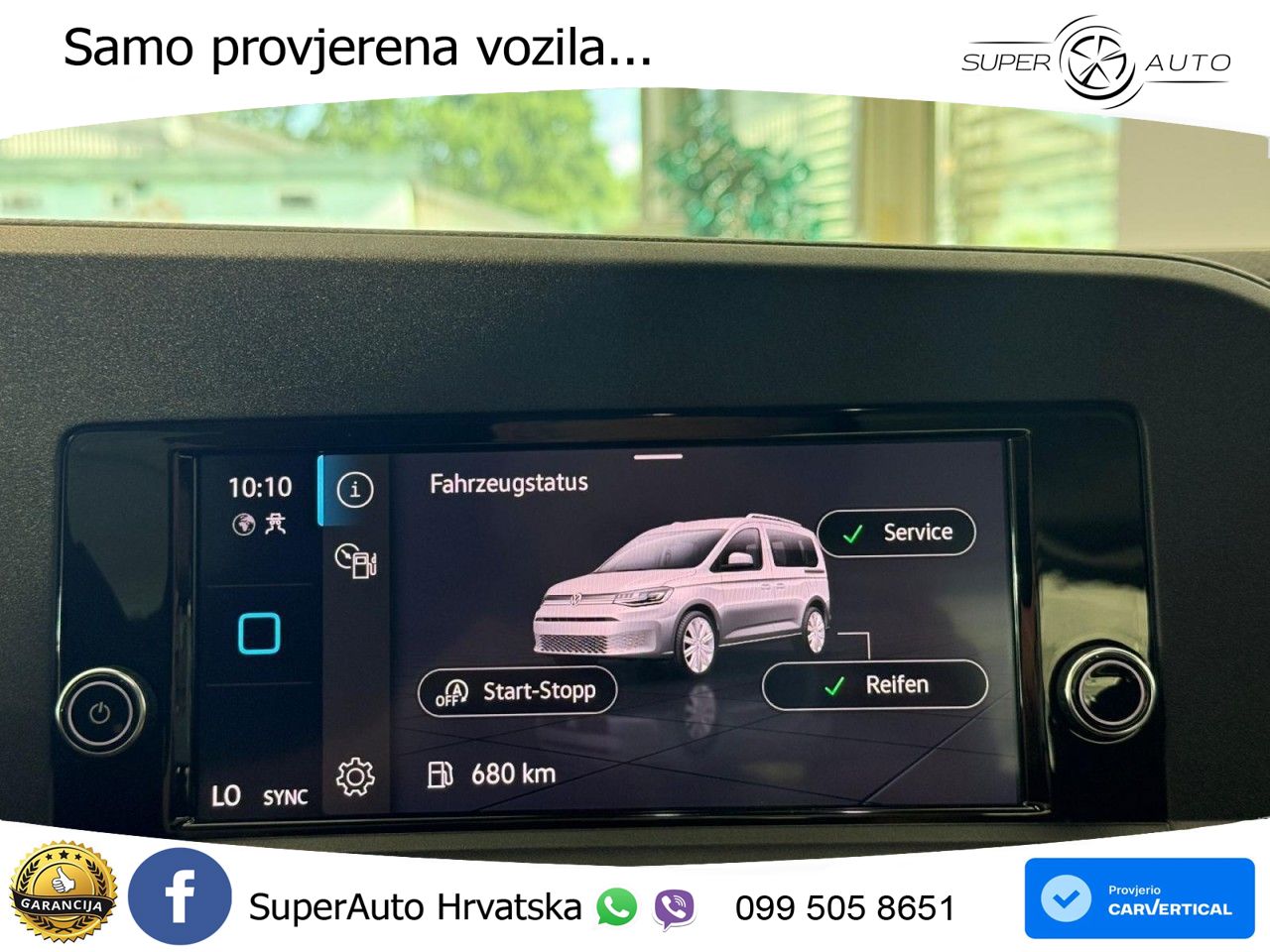 Volkswagen Caddy Kombi 2.0 TDI EcoProfi DAB+ ESP, PDC KLIMA 102 KS