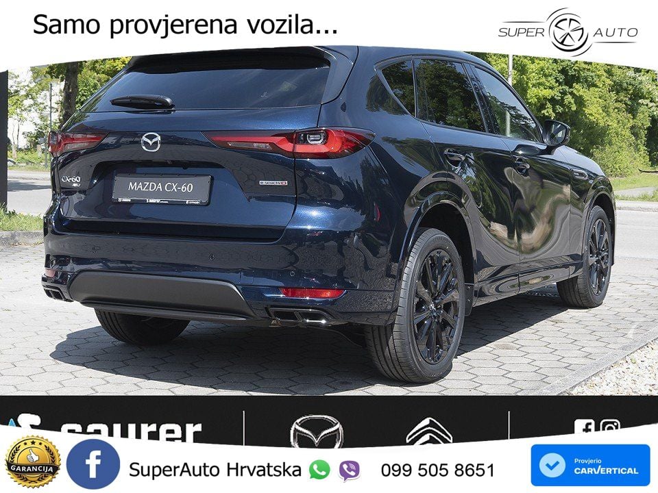Mazda CX-60 3.3 e-Skyactiv D (254 KS) AWD Automatic MATRIX+GR SJED+KAM
