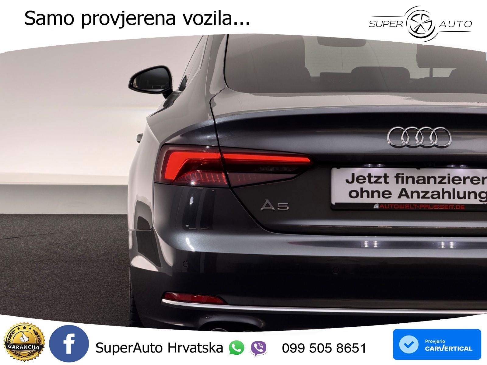 Audi A5 Sportback 45 TDI V6 (231 KS) quattro Tiptronic S line LED+GR SJED+ACC
