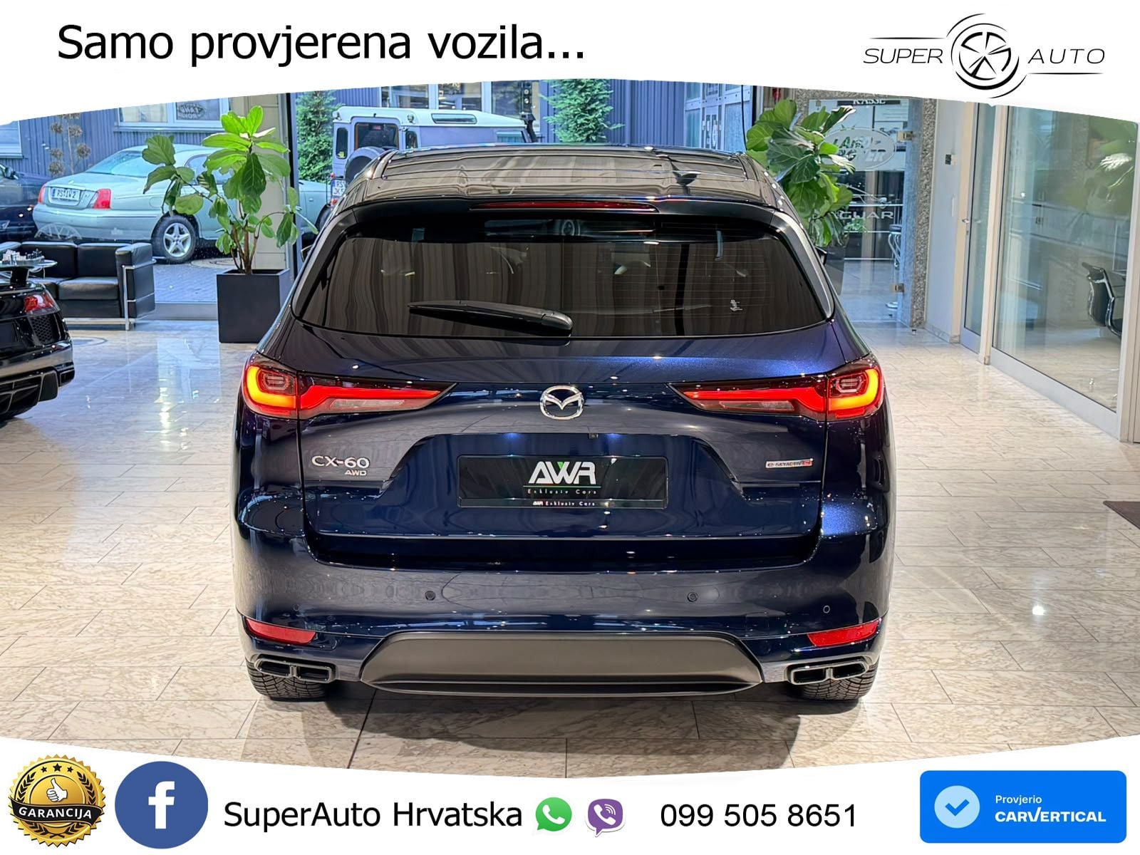 Mazda CX-60 3.3 e-Skyactiv D (254 KS) AWD Automatic LED+GR SJED+ACC