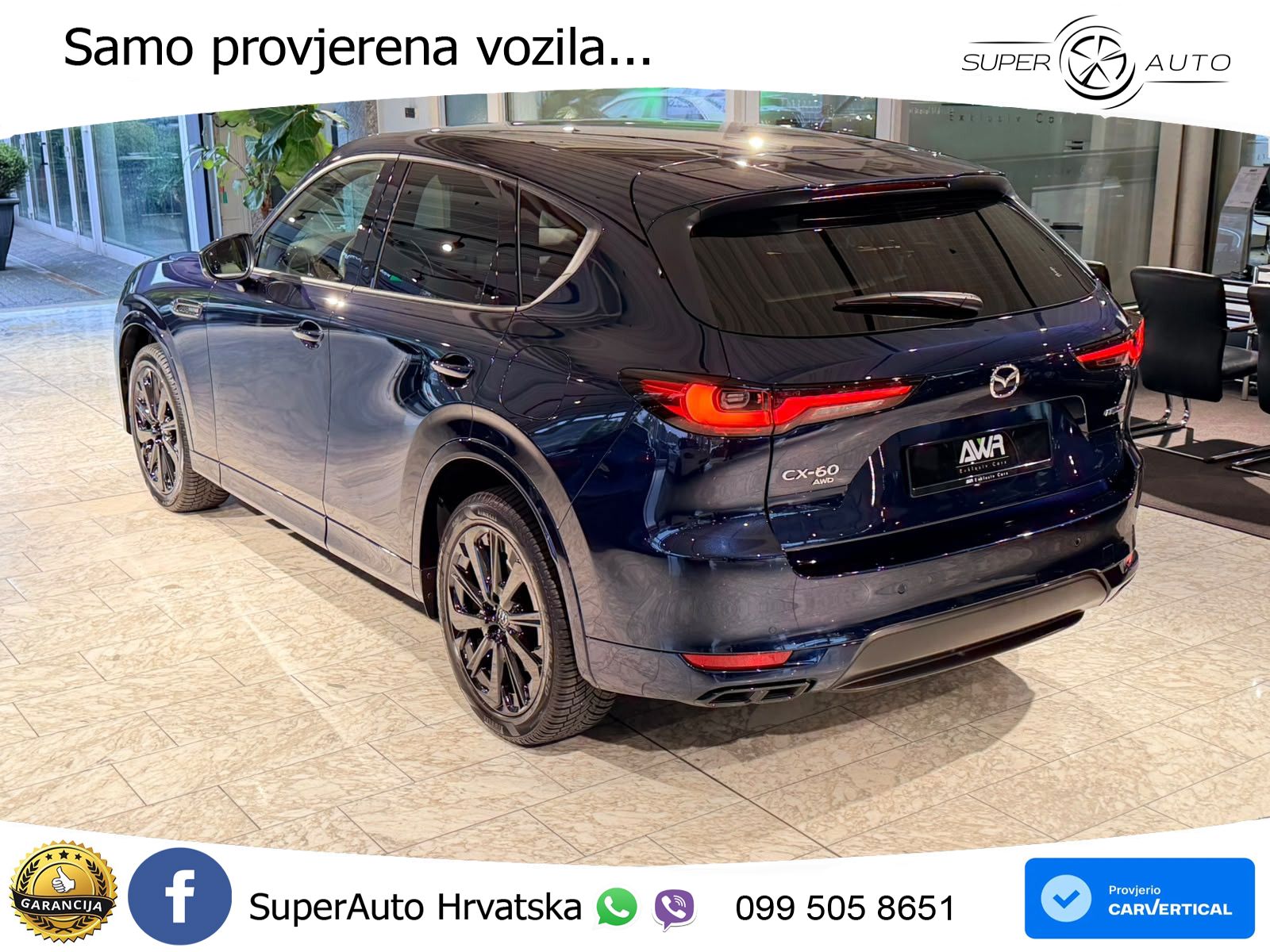 Mazda CX-60 3.3 e-Skyactiv D (254 KS) AWD Automatic LED+GR SJED+ACC