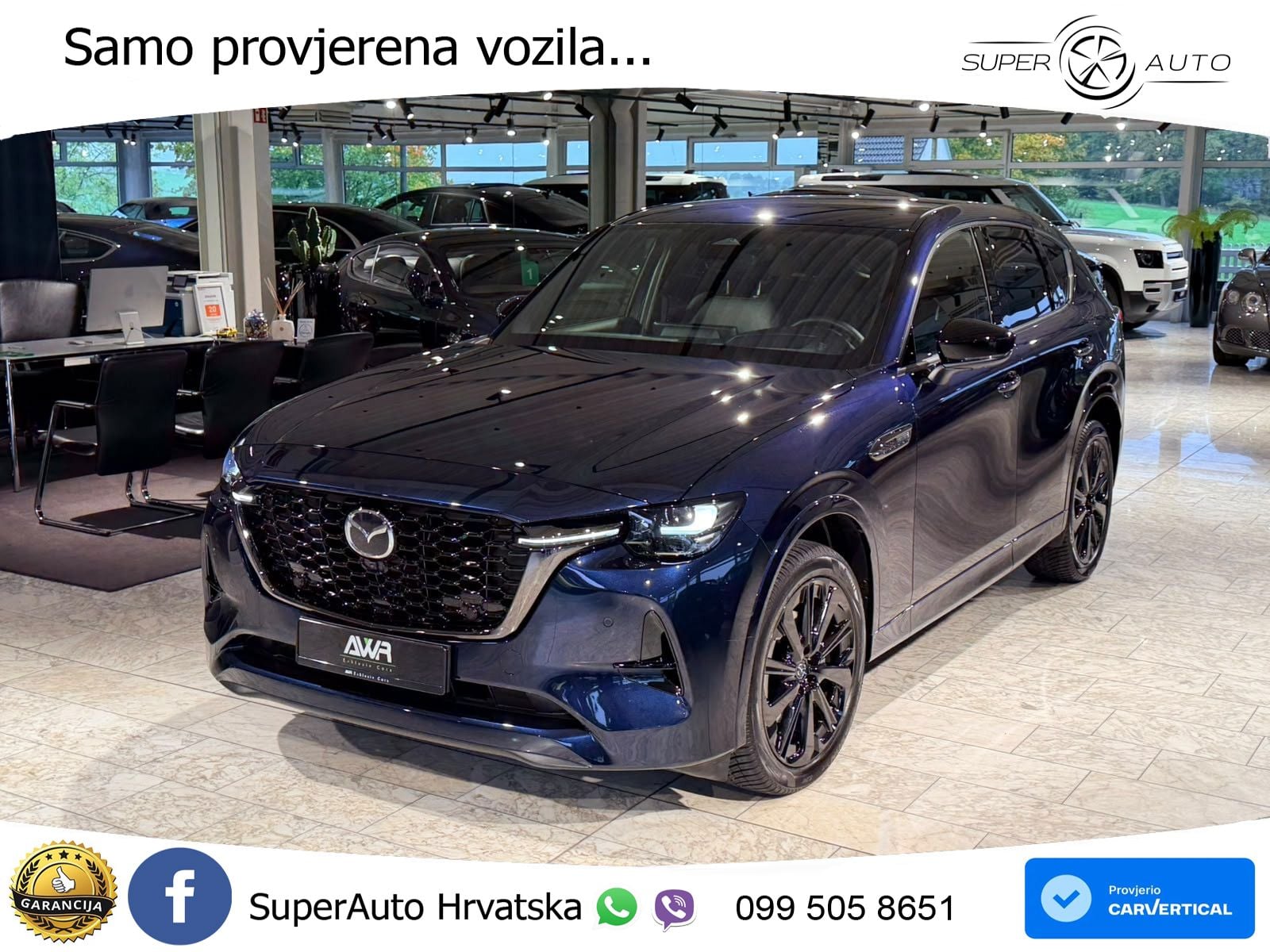 Mazda CX-60 3.3 e-Skyactiv D (254 KS) AWD Automatic LED+GR SJED+ACC