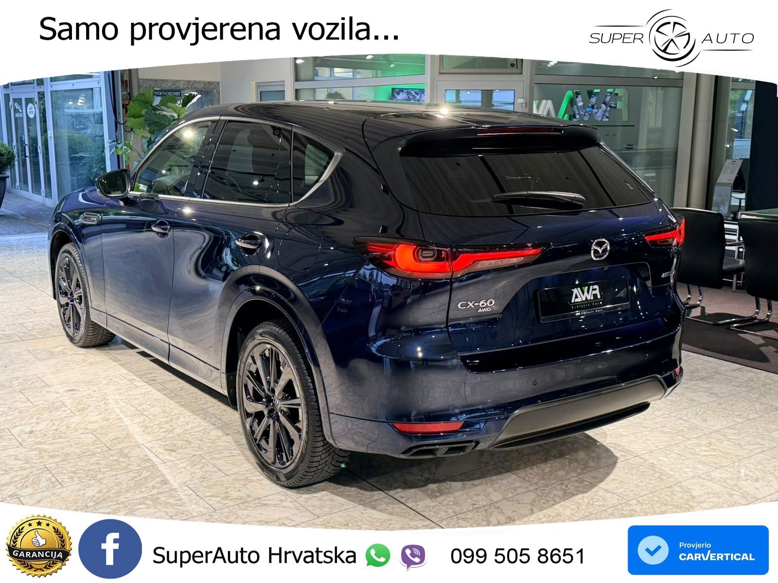 Mazda CX-60 3.3 e-Skyactiv D (254 KS) AWD Automatic LED+GR SJED+ACC