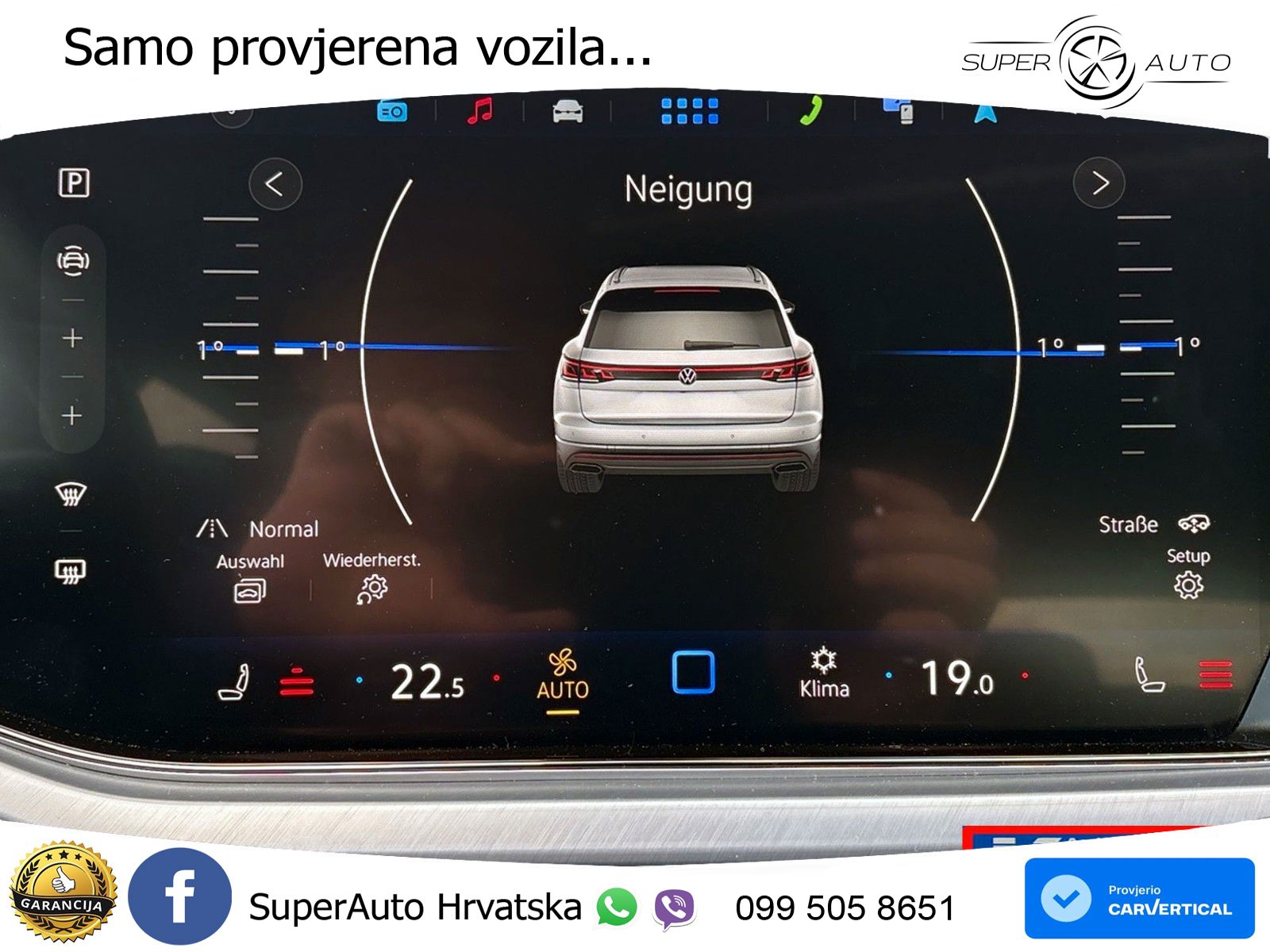 Volkswagen Touareg 3.0 V6 TDI (286 KS) 4MOTION Tiptronic R-Line ZRAČNI+ACC+GR SJED+KAM+PANO