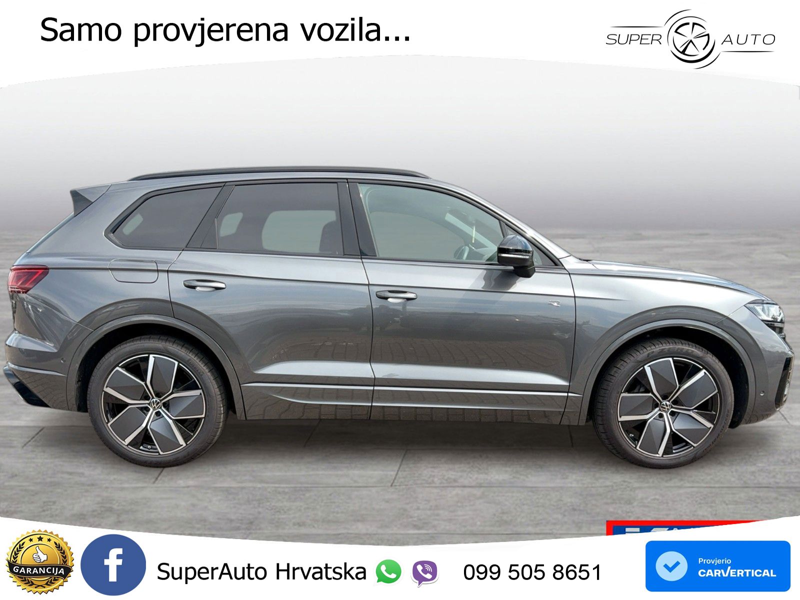 Volkswagen Touareg 3.0 V6 TDI (286 KS) 4MOTION Tiptronic R-Line ZRAČNI+ACC+GR SJED+KAM+PANO
