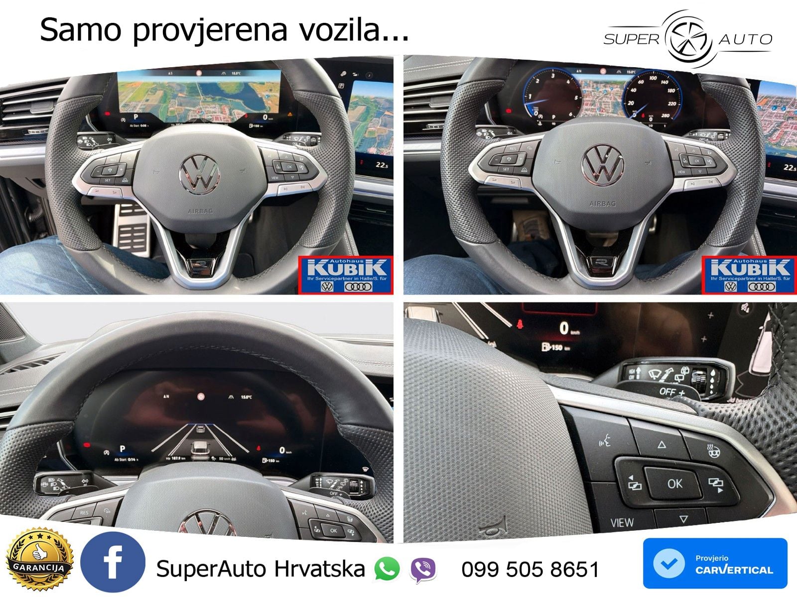 Volkswagen Touareg 3.0 V6 TDI (286 KS) 4MOTION Tiptronic R-Line ZRAČNI+ACC+GR SJED+KAM+PANO