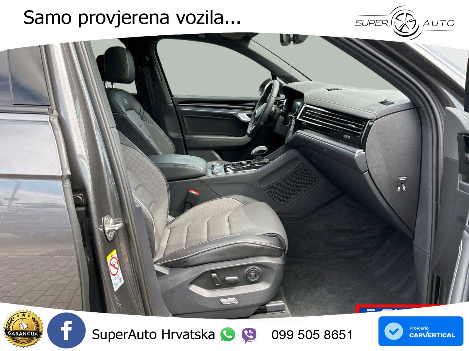Volkswagen Touareg 3.0 V6 TDI (286 KS) 4MOTION Tiptronic R-Line ZRAČNI+ACC+GR SJED+KAM+PANO