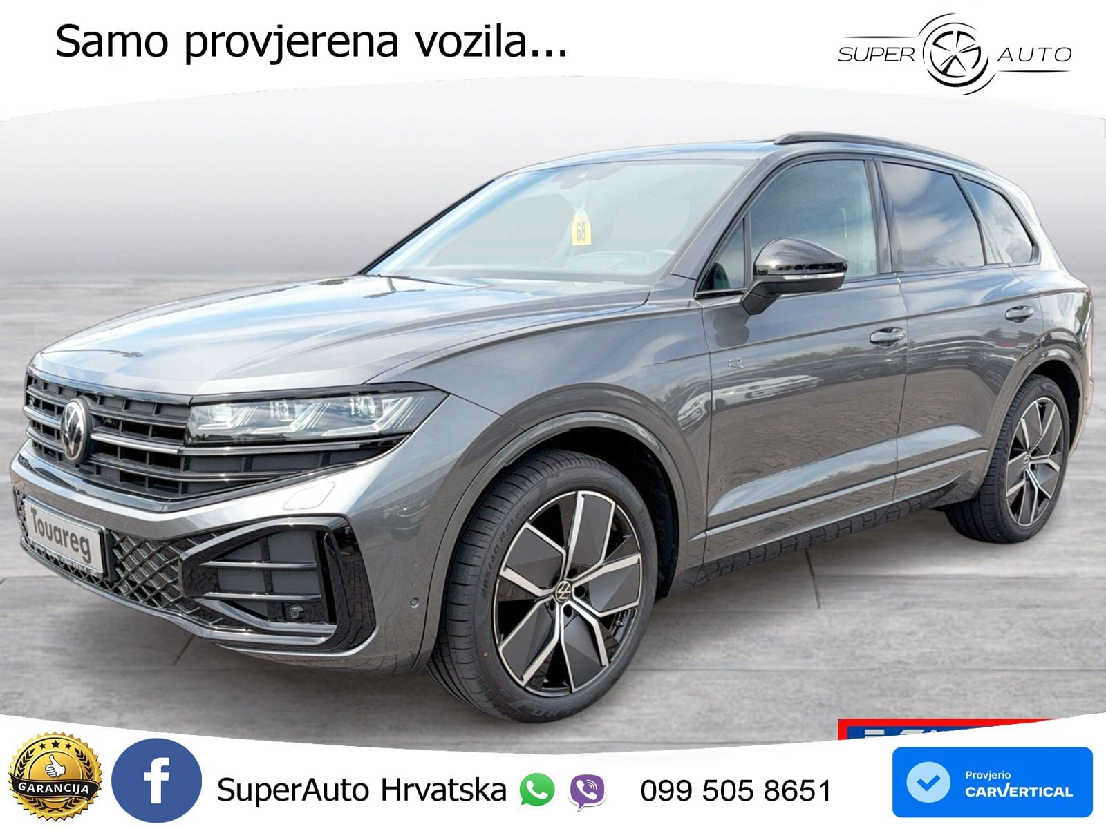 Volkswagen Touareg 3.0 V6 TDI (286 KS) 4MOTION Tiptronic R-Line ZRAČNI+ACC+GR SJED+KAM+PANO