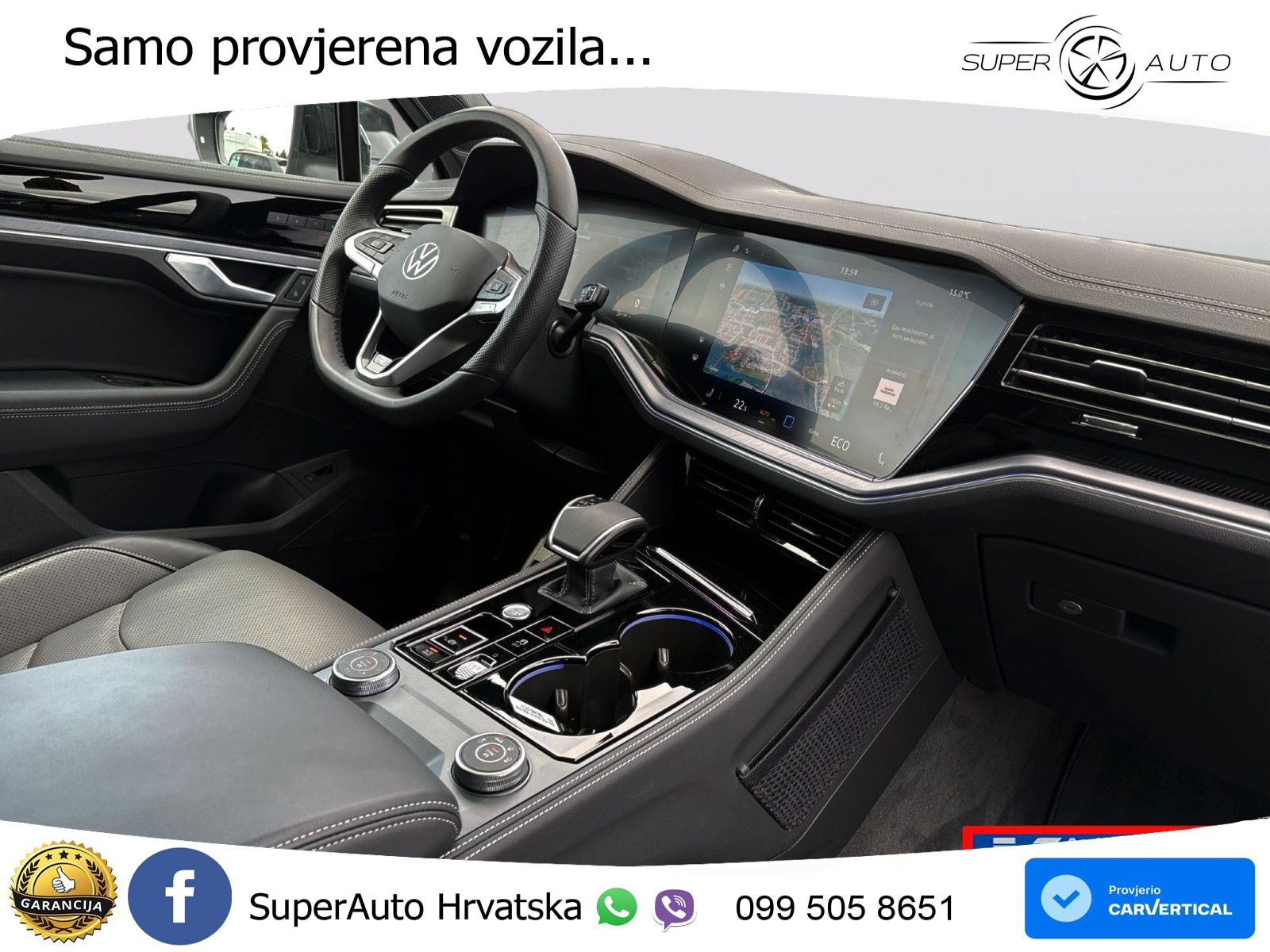 Volkswagen Touareg 3.0 V6 TDI (286 KS) 4MOTION Tiptronic R-Line ZRAČNI+ACC+GR SJED+KAM+PANO