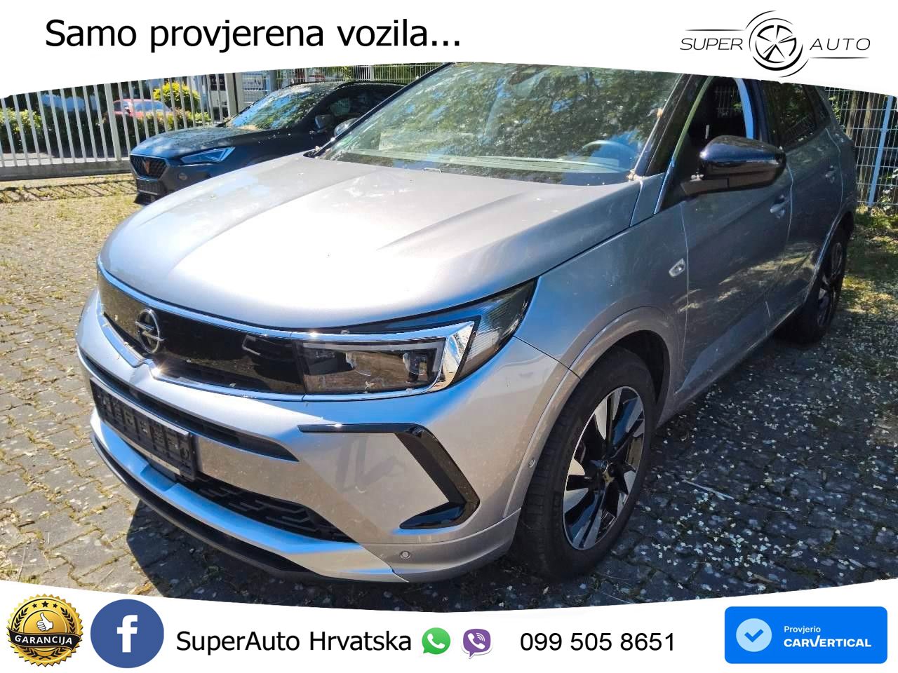 Opel Grandland 1.2i Turbo (130 KS) Automatic Elegance LED+GR SJED+ACC
