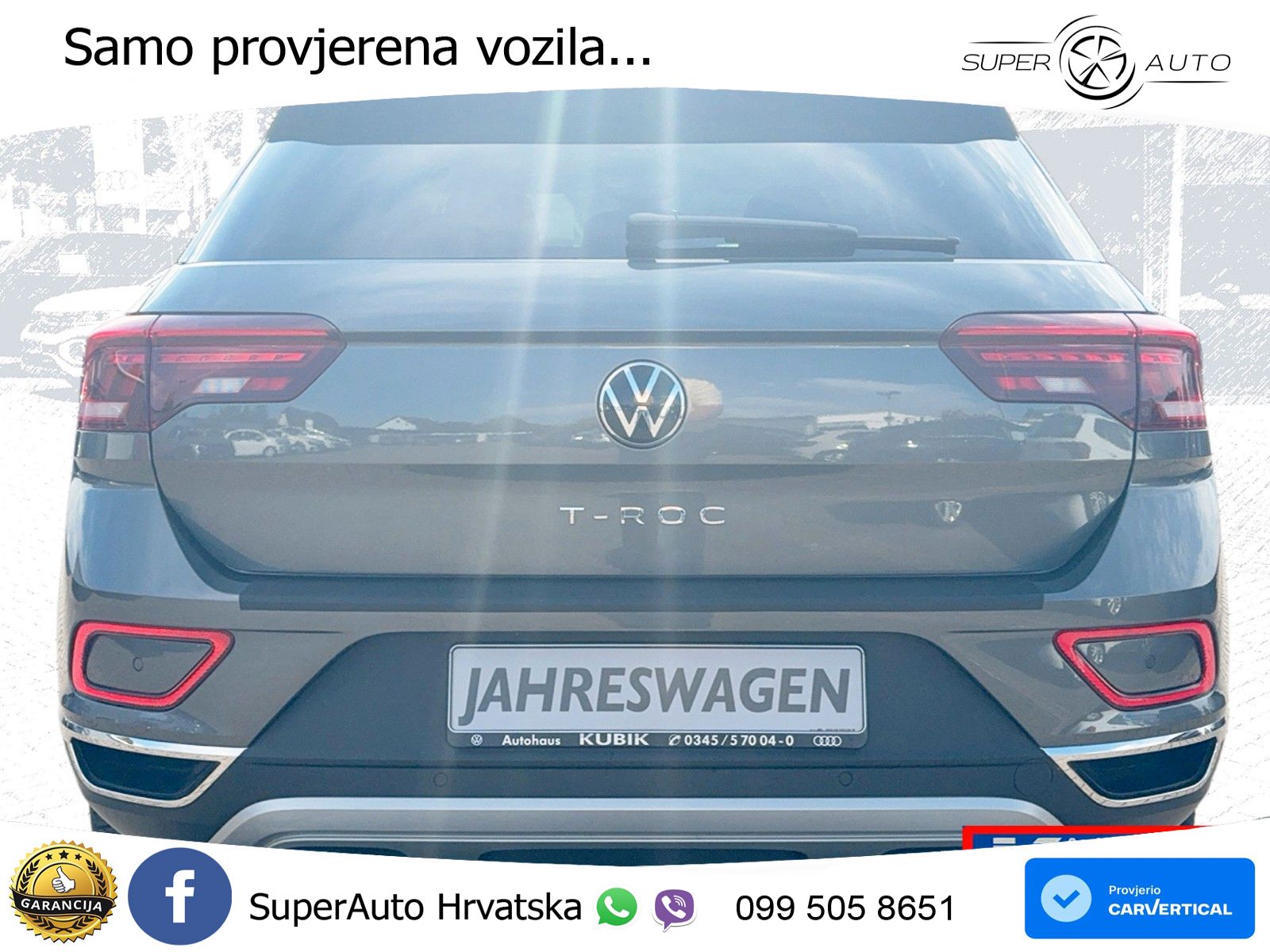Volkswagen T-Roc 1.5 TSI (150 KS) DSG LED+GR SJED+ACC