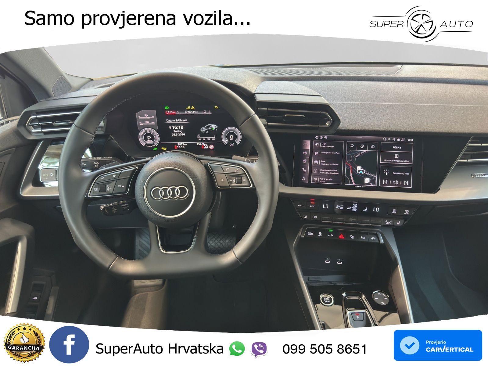 Audi A3 Sportback 40 TFSI e (204 KS) Plug-in Hybrid S tronic LED+GR SJED+ACC