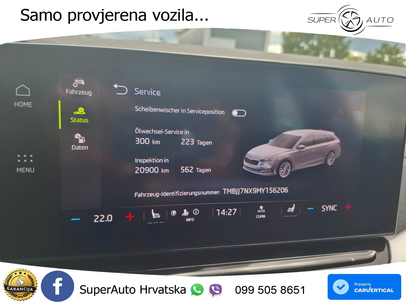 Škoda Octavia Combi 2.0 TDI (150 KS) DSG LED+GR SJED+ACC