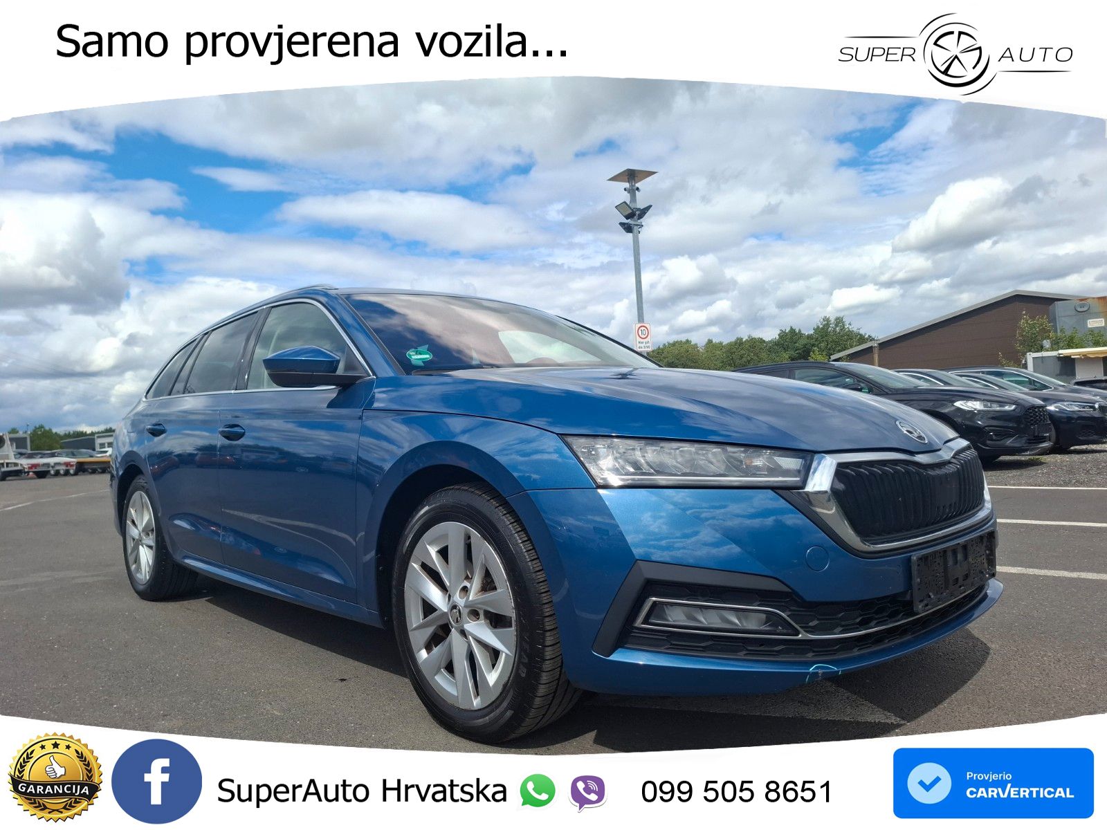 Škoda Octavia Combi 2.0 TDI (150 KS) DSG LED+GR SJED+ACC