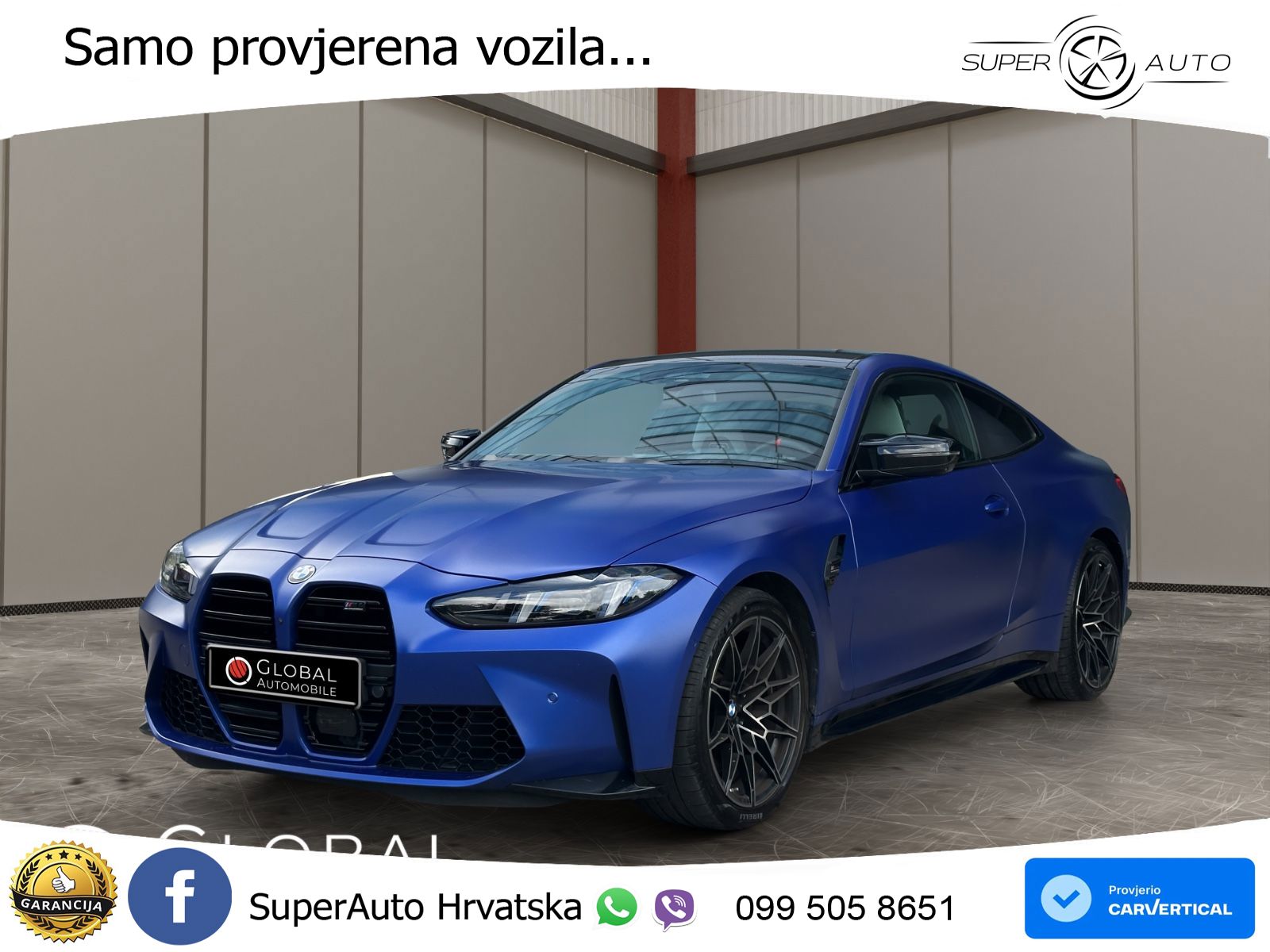 BMW M4 Competition 3.0 (530 KS) xDrive Steptronic LED+GR SJED+ACC