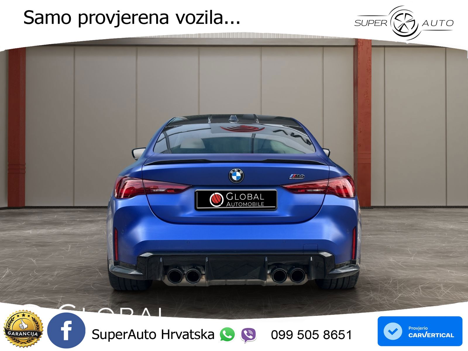BMW M4 Competition 3.0 (530 KS) xDrive Steptronic LED+GR SJED+ACC