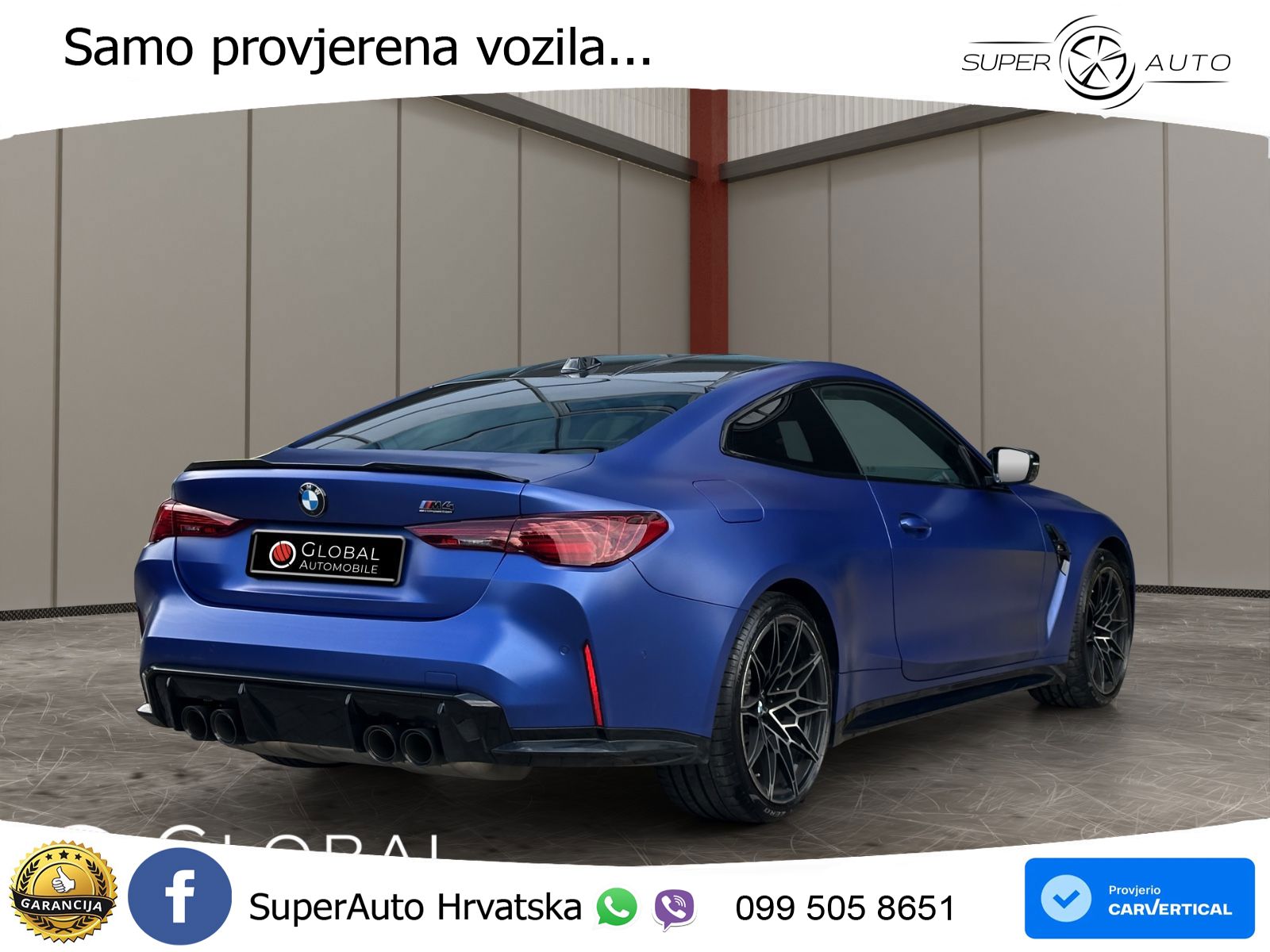 BMW M4 Competition 3.0 (530 KS) xDrive Steptronic LED+GR SJED+ACC