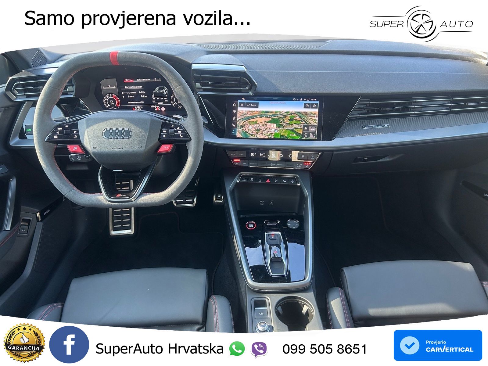 Audi RS3 Sportback 2.5 TFSI (400 KS) quattro S tronic LED+GR SJED+ACC