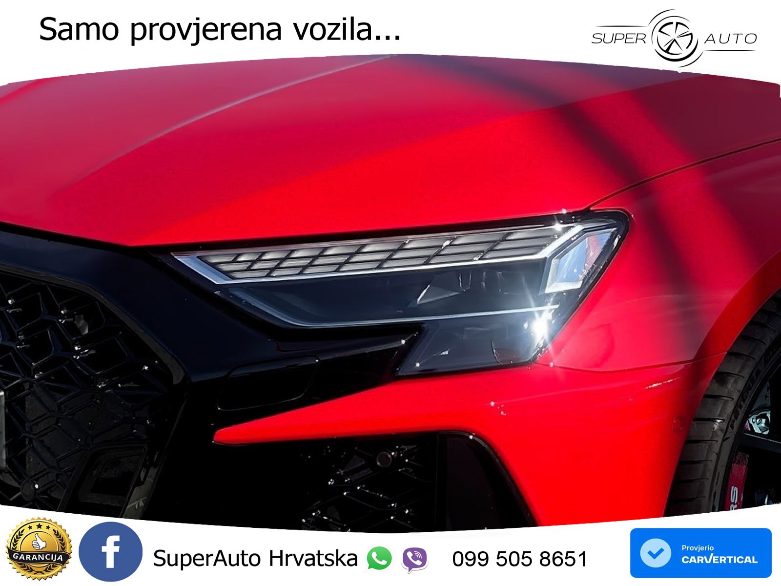 Audi RS3 Sportback 2.5 TFSI (400 KS) quattro S tronic LED+GR SJED+ACC