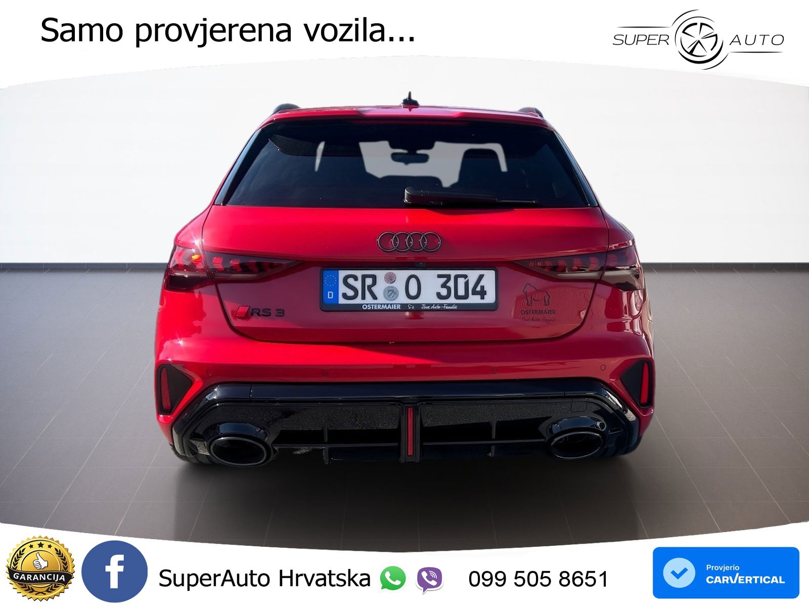 Audi RS3 Sportback 2.5 TFSI (400 KS) quattro S tronic LED+GR SJED+ACC