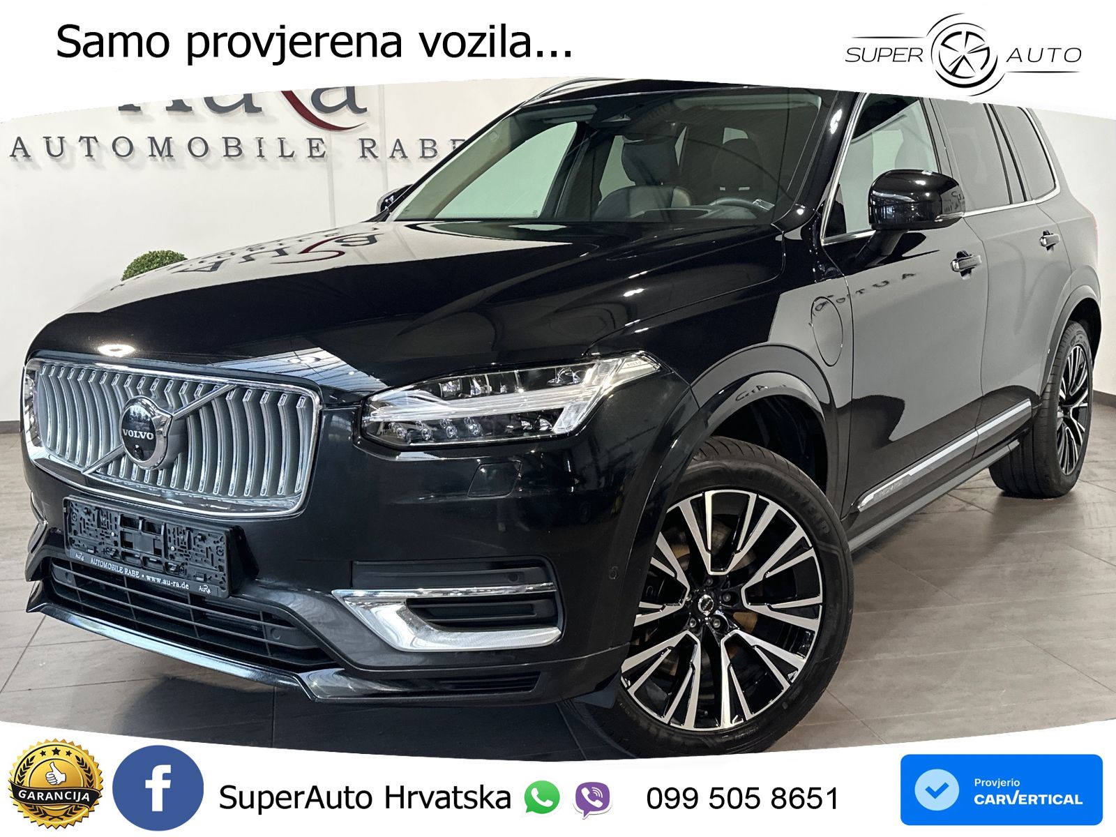 Volvo XC90 2.0 T8 AWD Automatic ACC+HEAD+4xGR SJED+360+PANO