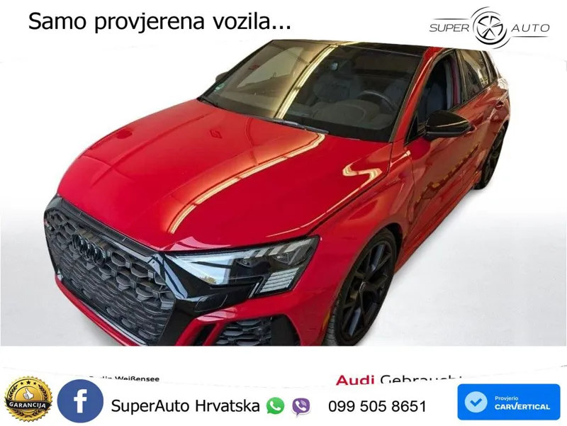 Audi RS3 Sedan 2.5 TFSI (400 KS) quattro S tronic LED+GR SJED+ACC