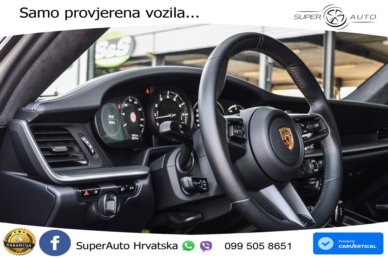 Porsche 911 Carrera S 3.0 (450 KS) PDK LED+GR SJED+ACC