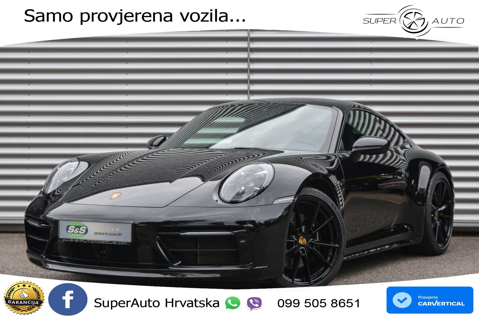 Porsche 911 Carrera S 3.0 (450 KS) PDK LED+GR SJED+ACC