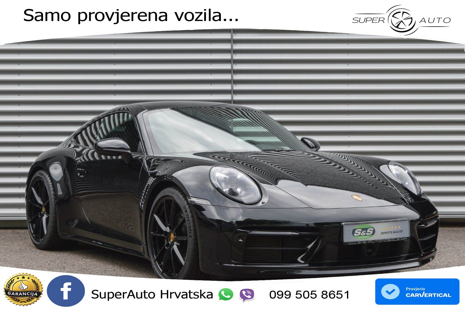 Porsche 911 Carrera S 3.0 (450 KS) PDK LED+GR SJED+ACC