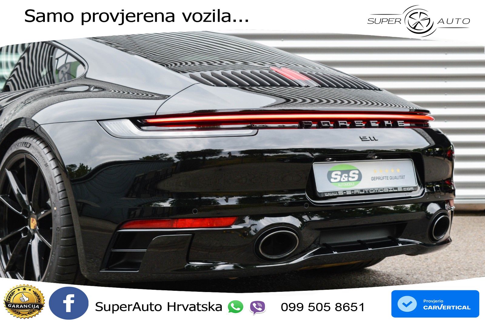 Porsche 911 Carrera S 3.0 (450 KS) PDK LED+GR SJED+ACC