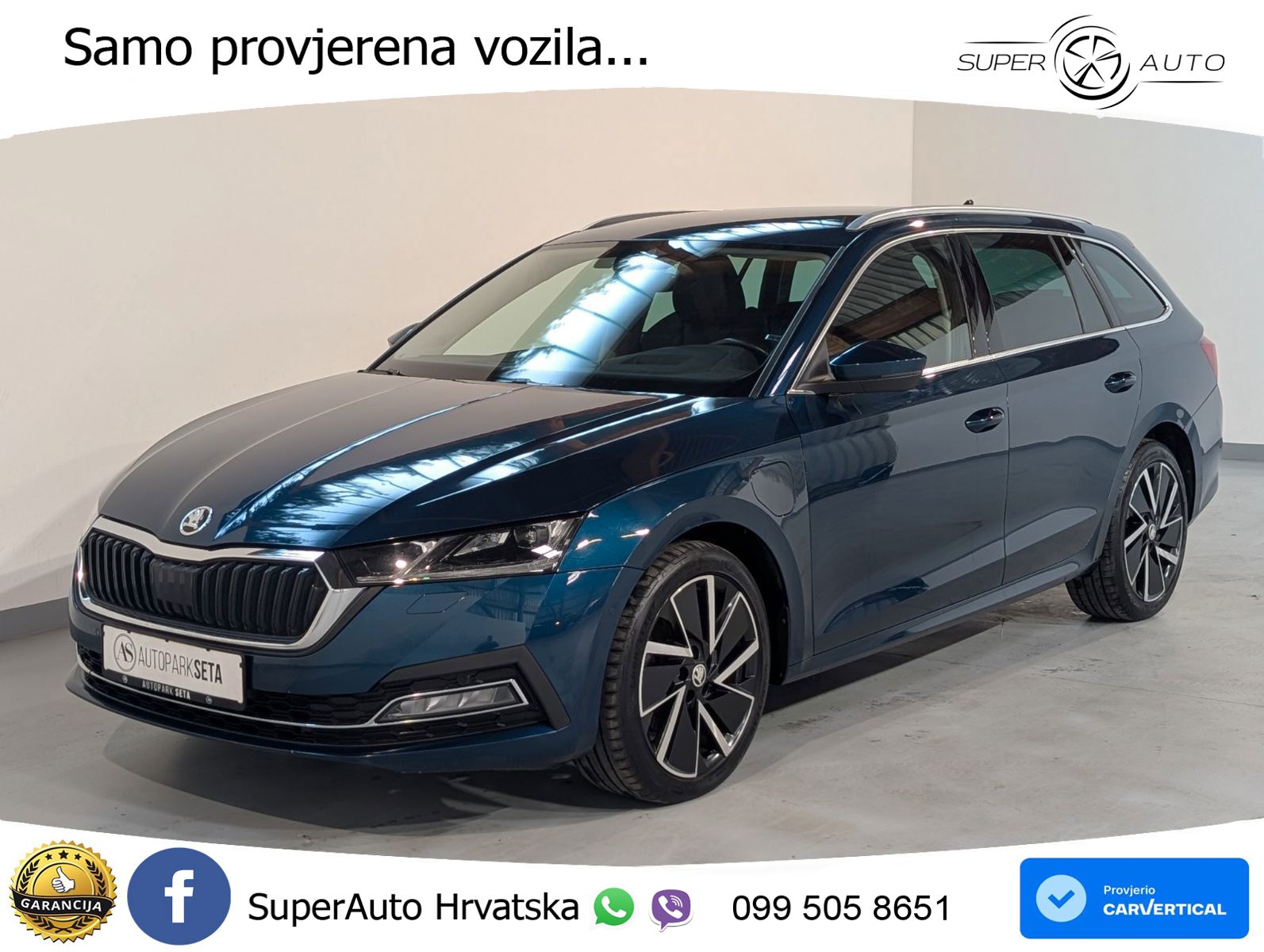 Škoda Octavia Combi iV 1.4 TSI (204 KS) DSG LED+GR SJED+ACC