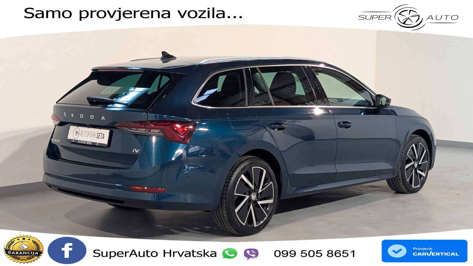 Škoda Octavia Combi iV 1.4 TSI (204 KS) DSG LED+GR SJED+ACC