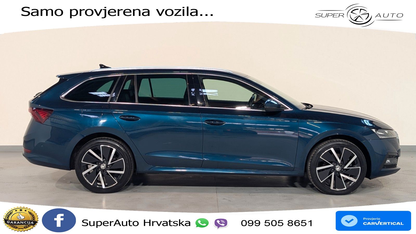 Škoda Octavia Combi iV 1.4 TSI (204 KS) DSG LED+GR SJED+ACC