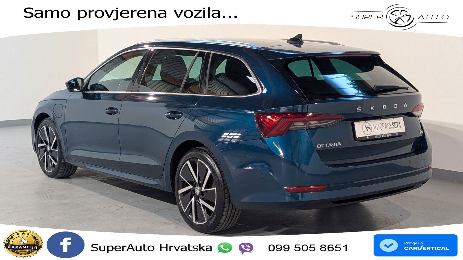 Škoda Octavia Combi iV 1.4 TSI (204 KS) DSG LED+GR SJED+ACC