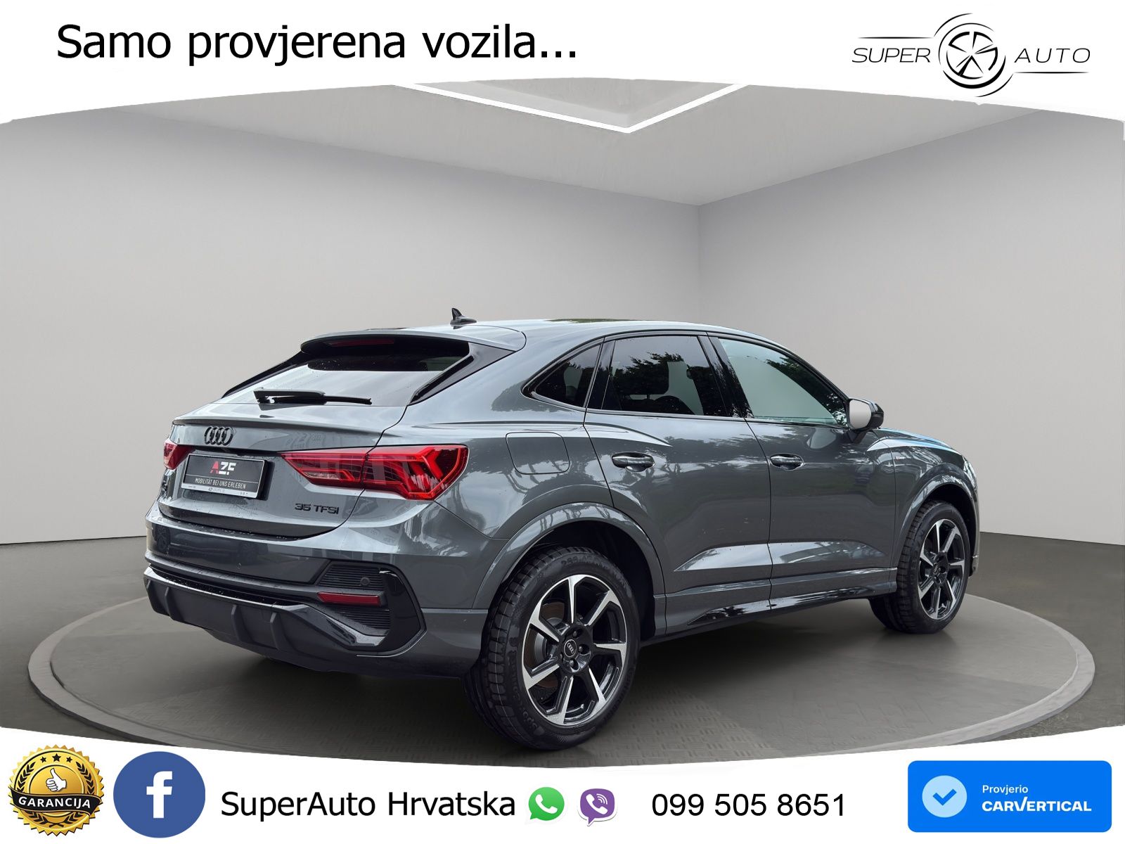 Audi Q3 II Sportback 35 TFSI (150 KS) S tronic S line LED+GR SJED+ACC