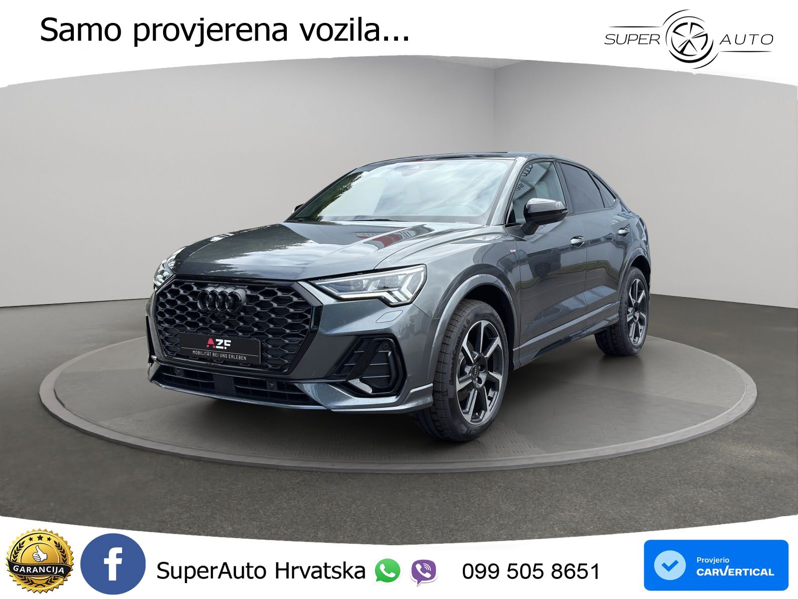 Audi Q3 II Sportback 35 TFSI (150 KS) S tronic S line LED+GR SJED+ACC